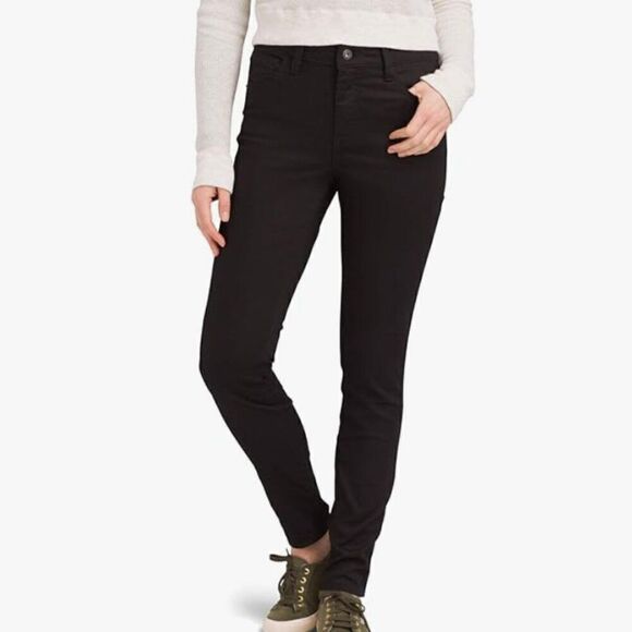 PRANA Oday Jeans Black Size 4 / 27 Short Inseam - Picture 1 of 7